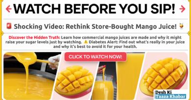 Why This Video Will Make You Think Twice Before Drinking Mango Juice: It Might Raise Your Sugar Levels Just by Watching