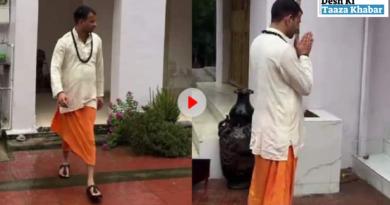 Tej Pratap Yadav’s Janmashtami Look Goes Viral: Watch the Trending Video