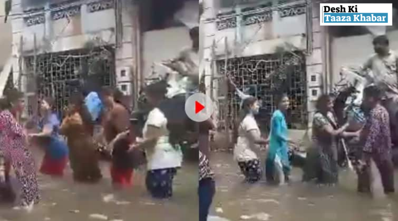 Vadodara Residents Turn Flooded Streets into a Garba Dance Floor, Video Goes Viral