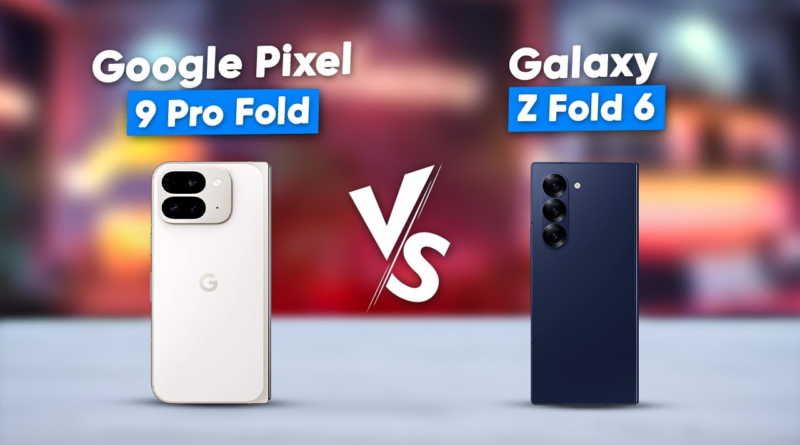 Samsung Galaxy Z Fold 6 vs Pixel 9 Pro Fold Comparison: The Ultimate Foldable Face-Off! | Who Wins?